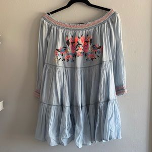 Free People Sun Beams Mini Dress size S